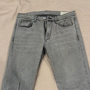 rag & bone Men's Fit 2 Gray Slim Jeans 32x30